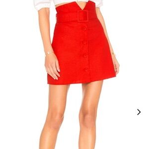 Lovers and Friends hot red skirt